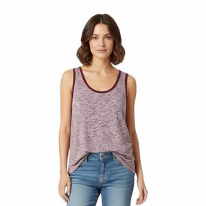 EDDIE BAUER Women’s Burgundy Sleeveless Scoop Neck Tank Top Size XS